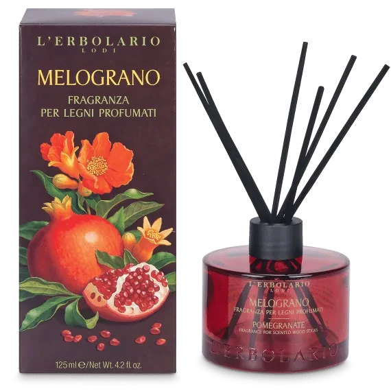 Fragranza per Legni Profumati con Bastoncini Melograno - L'Erbolario