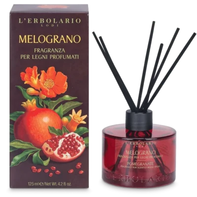 Fragranza per Legni Profumati con Bastoncini Melograno - L'Erbolario