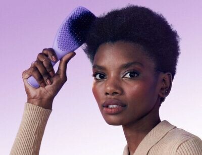 Spazzola per capelli The Wet Detangler Curly Purple Passion - Tangle Teezer