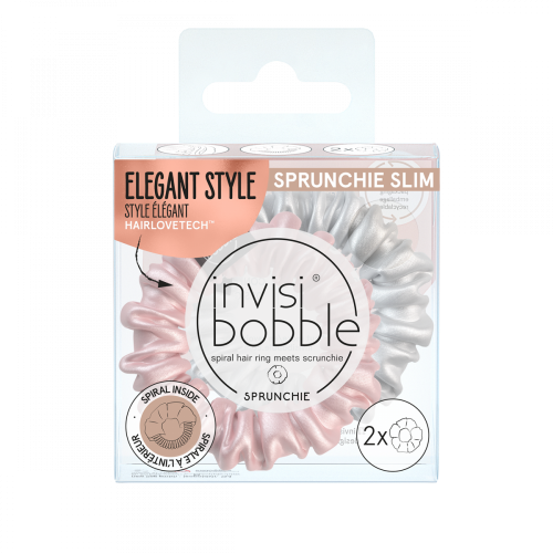 Sprunchie slim bella chrome - Invisibobble