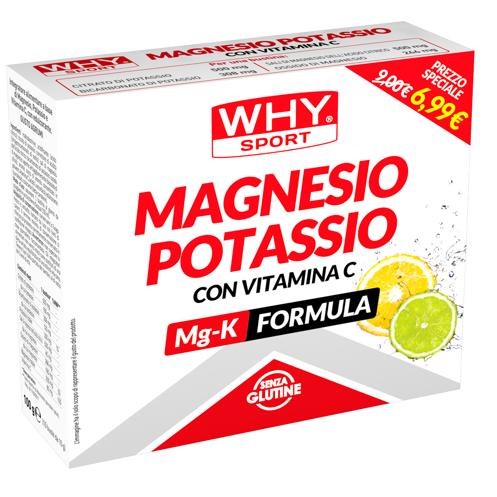 Magnesio Potassio con Vitamina C - WhySport