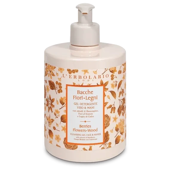 Gel Detergente Viso & Mani Bacche Fiori e Legni - L'Erbolario