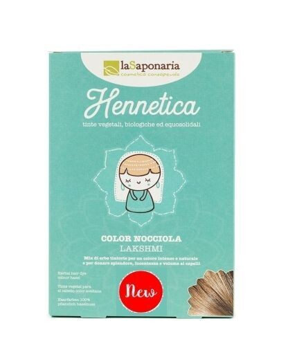 Tinta vegetale color nocciola Hennetica - La Saponaria