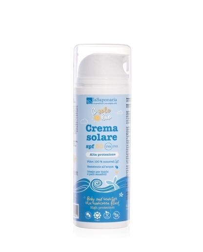 Crema solare SPF50 bambini e pelli sensibili - La saponaria