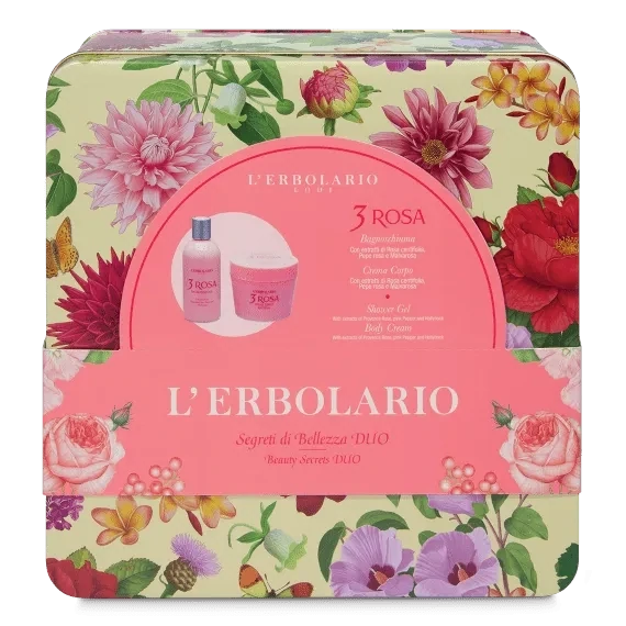 Cofanetto regalo 3 Rosa- L'Erbolario