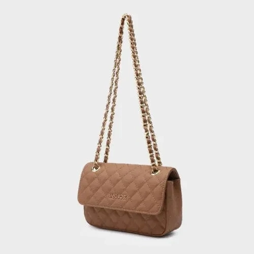 Borsa a spalla Kate small cuoio- Label Rose
