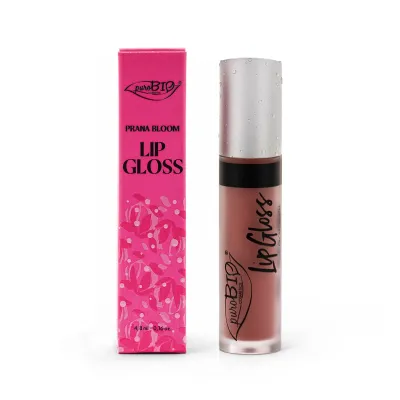 Lipgloss 01 Velvet Nude - PuroBio Cosmetics