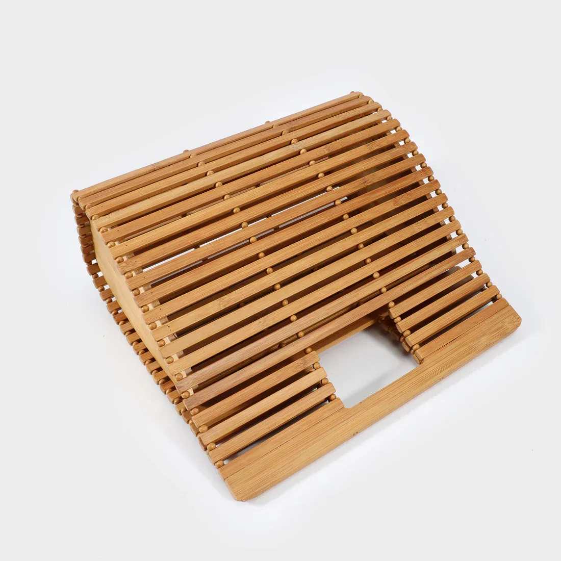 Borsa in bamboo rettangolare - Label Rose