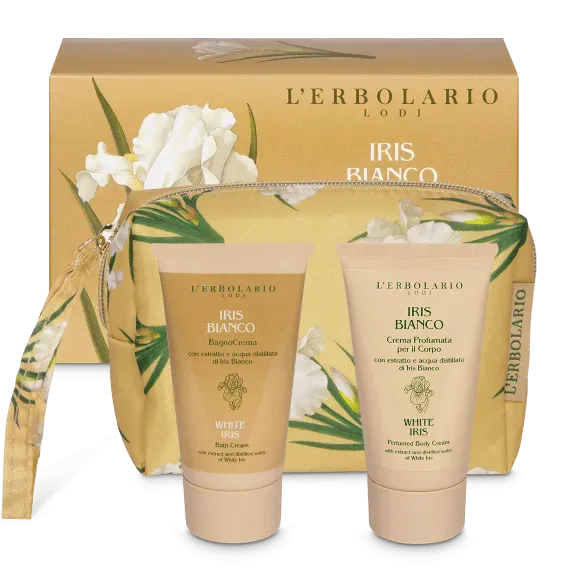 Beauty pochette Bocciolo Iris Bianco - L'Erbolario