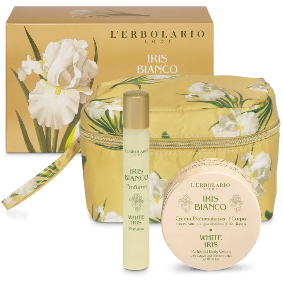 Beauty pochette Petalo Iris Bianco - L'Erbolario