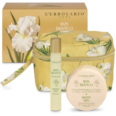 Beauty pochette Petalo Iris Bianco - L'Erbolario