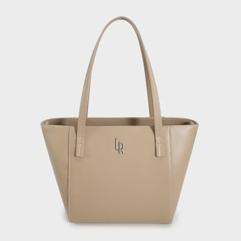 Borsa a spalla Violet Taupe - Label Rose