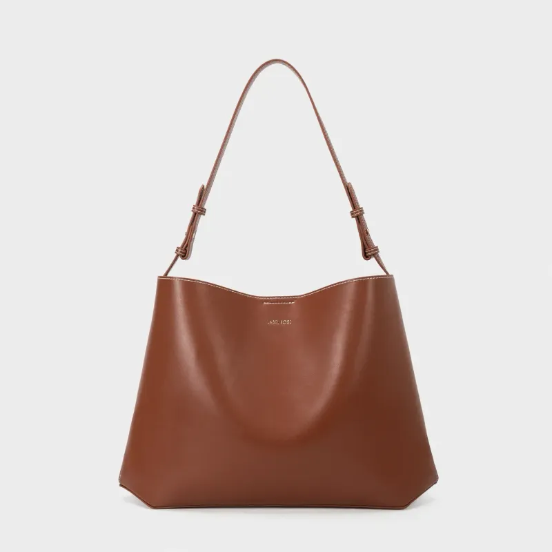 Shopper bag Florence Cuoio - Label Rose