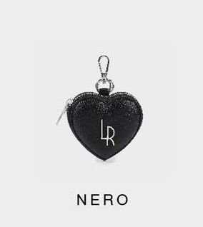 Portamonete Margot Heart Wallet Nero - Label Rose