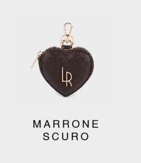 Portamonete Margot Heart Wallet Marrone scuro - Label Rose