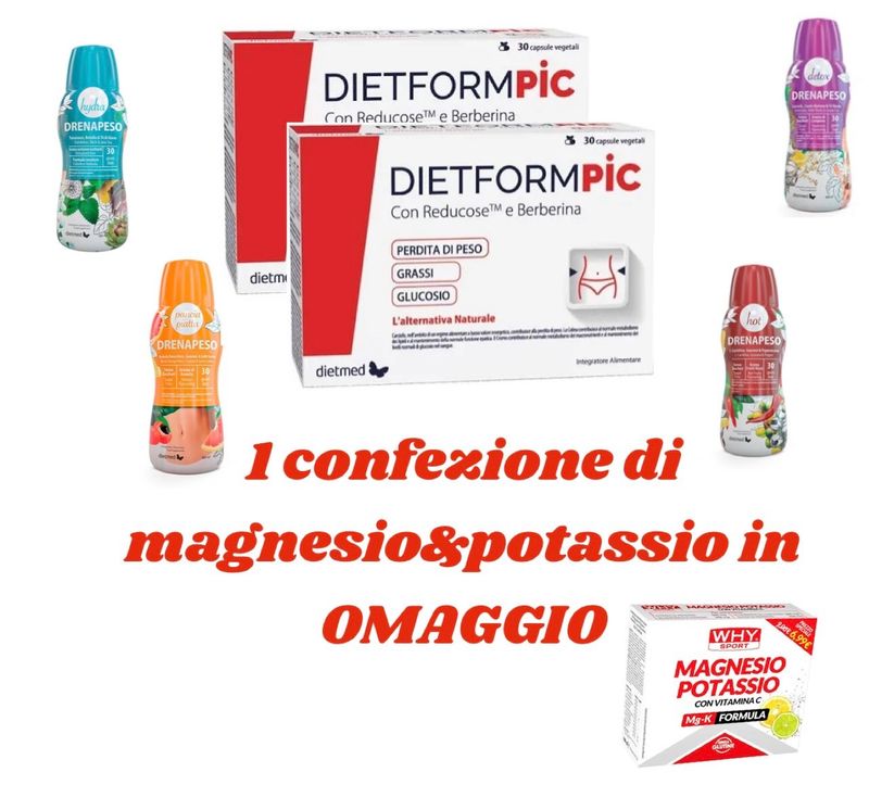 PACCHETTO DIMAGRIMENTO 2 DietformPic+drenapeso