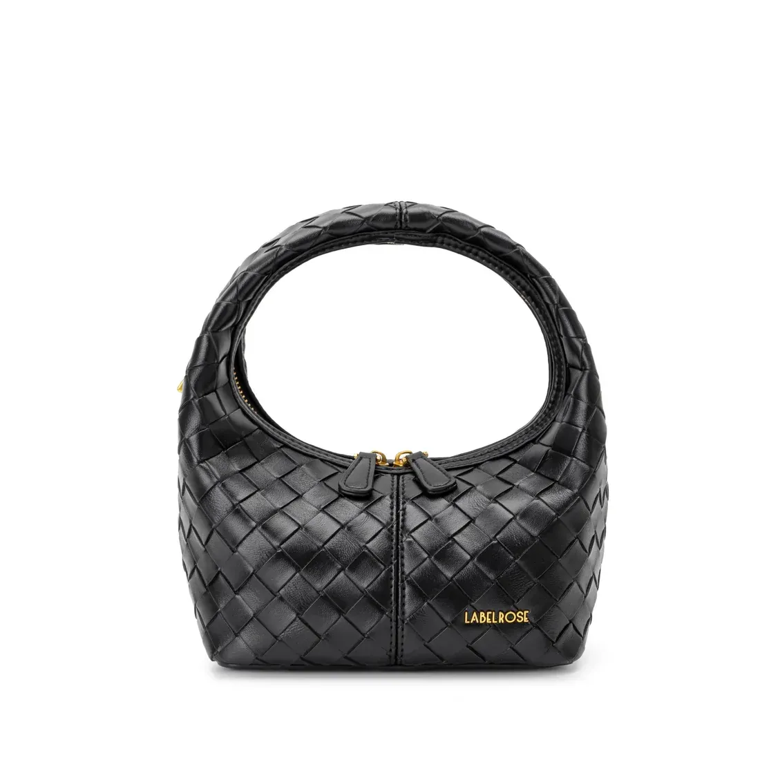 Borsa a mano Weave Icon Black - Label Rose