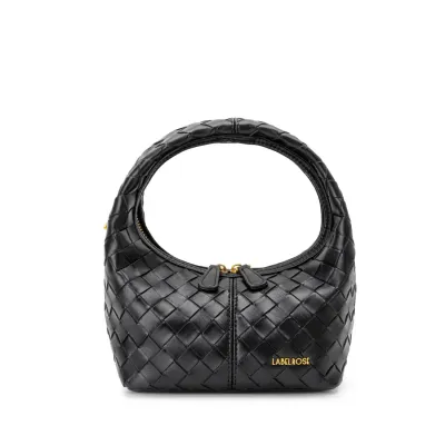 Borsa a mano Weave Icon Black - Label Rose Borsa a mano Weave Icon Black - Label Rose