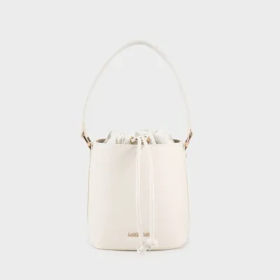 Borsa a secchiello Ginevra Bianco - Label Rose