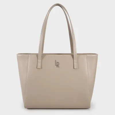 Borsa a spalla Violet Big Taupe - Label Rose