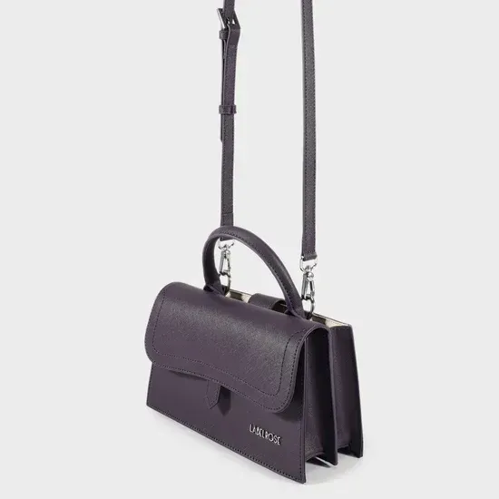 Borsa a mano PAIGE SAFFIANO Nero - LabelRose