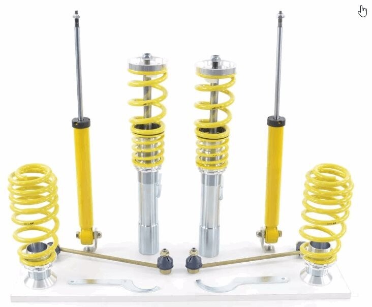 FK Härteverstellbares Gewindefahrwerk VW Golf 5 1K 2003-2008 mit 55mm Federbein