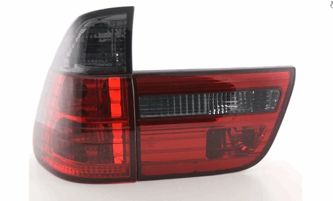 Rückleuchten Set BMW X5 Typ E53 X53 98-03 schwarz/rot
