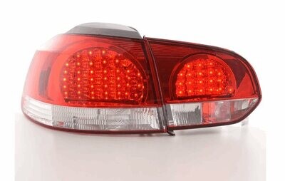 LED Rückleuchten Set VW Golf 6 Typ 1K 08- klar/rot LED Rückleuchten Set VW Golf 6 Typ 1K 08- klar/rot