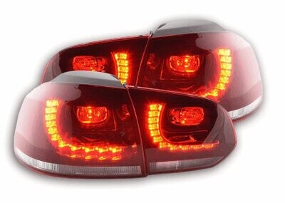 LED Rückleuchten Set VW Golf 6 Typ 1K 2008-2012 rot/klar GTI-Look LED Rückleuchten Set VW Golf 6 Typ 1K 2008-2012 rot/klar GTI-Look