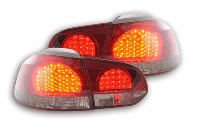 LED Rückleuchten Set VW Golf 6 Typ 1K 08- schwarz/rot LED Rückleuchten Set VW Golf 6 Typ 1K 08- schwarz/rot