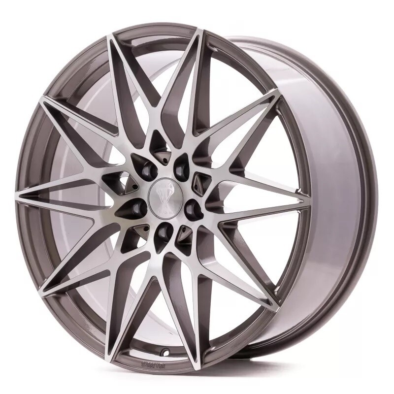 AXXION AX9 PLATIN GRAU HOCHGLANZPOLIERT 21" BMW