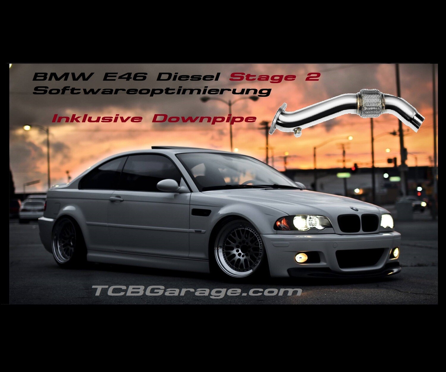 BMW E46 Stage 2 Softwareoptimierung + Downpipe