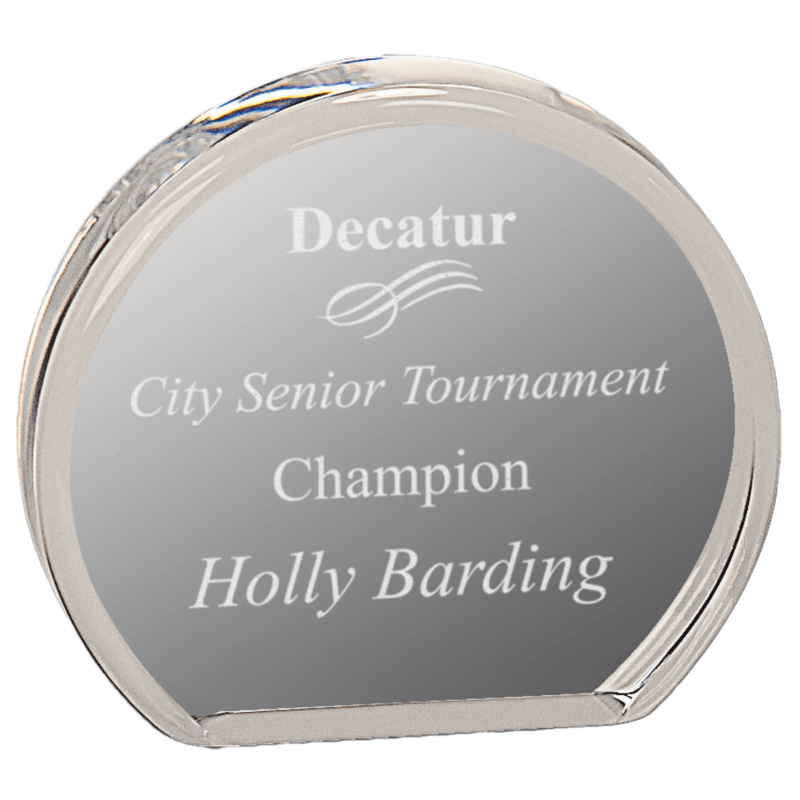 Beveled Round Acrylic Award