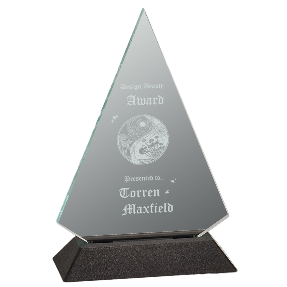 Jade Triangle Acrylic Award