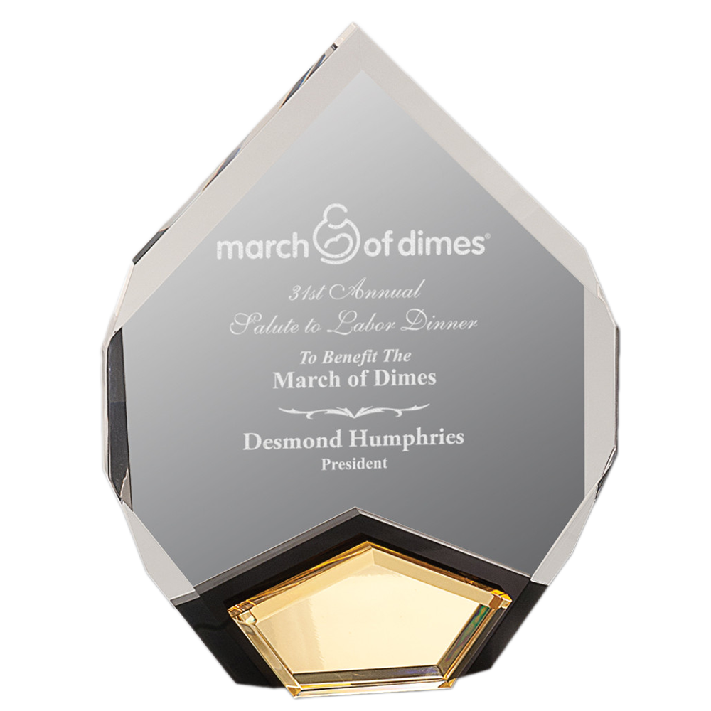 Marquis Acrylic Award (Gold)