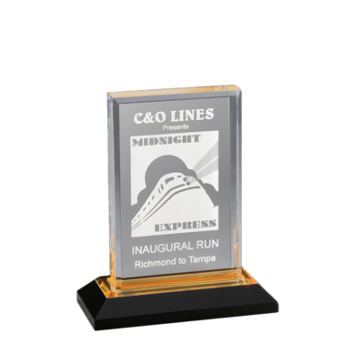 Beveled Impress Acrylic (Gold) Beveled Impress Acrylic (Gold)