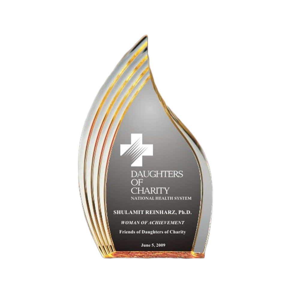 Stepflame Acrylic Award (Red)