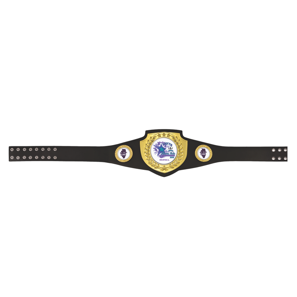 Black and Gold Victory Belt