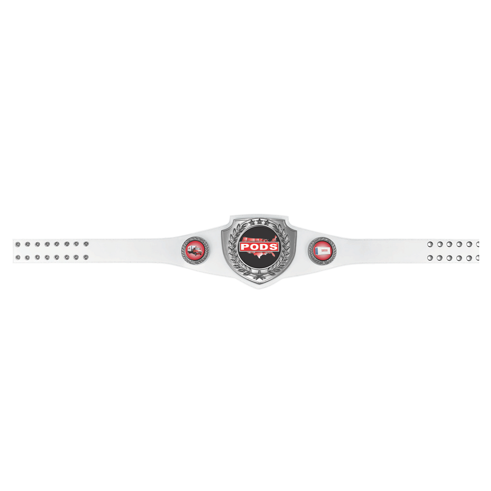 White and Gold Victory Belt