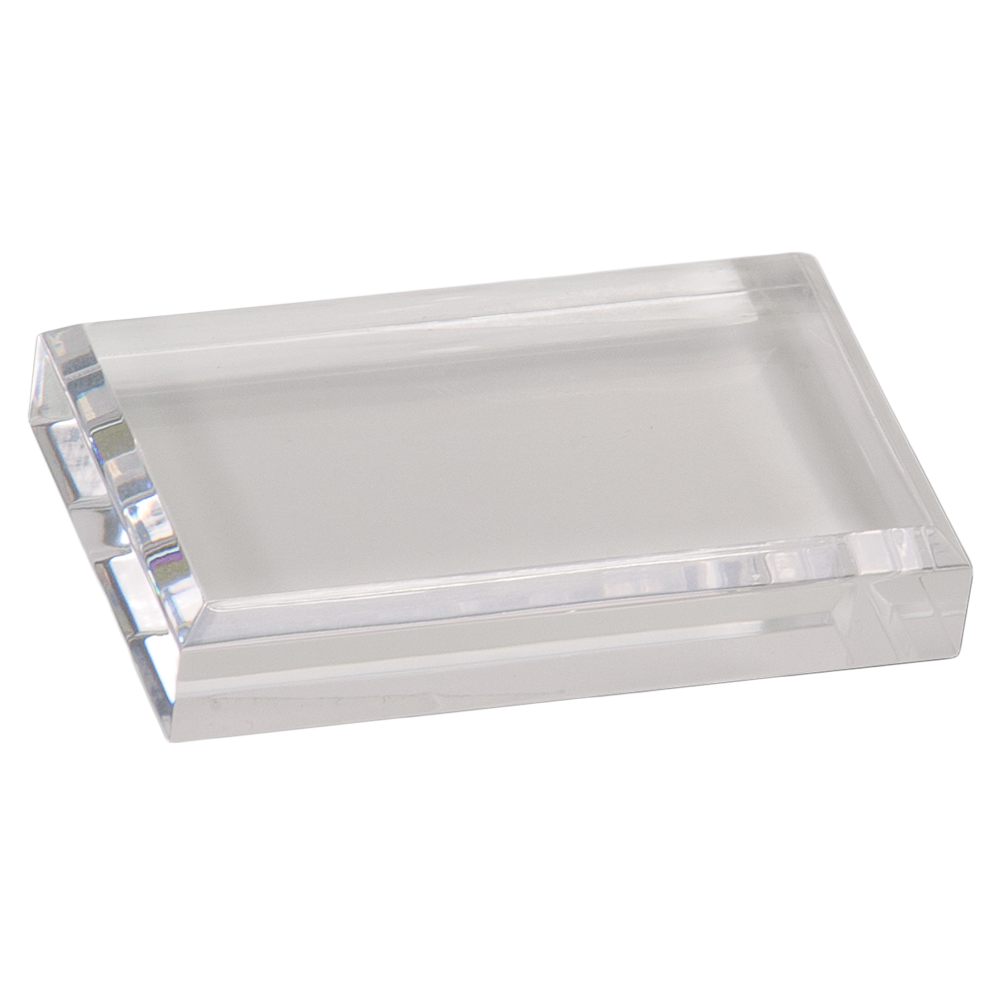 Paperweight (Clear) Acrylic 2.5" x 4"