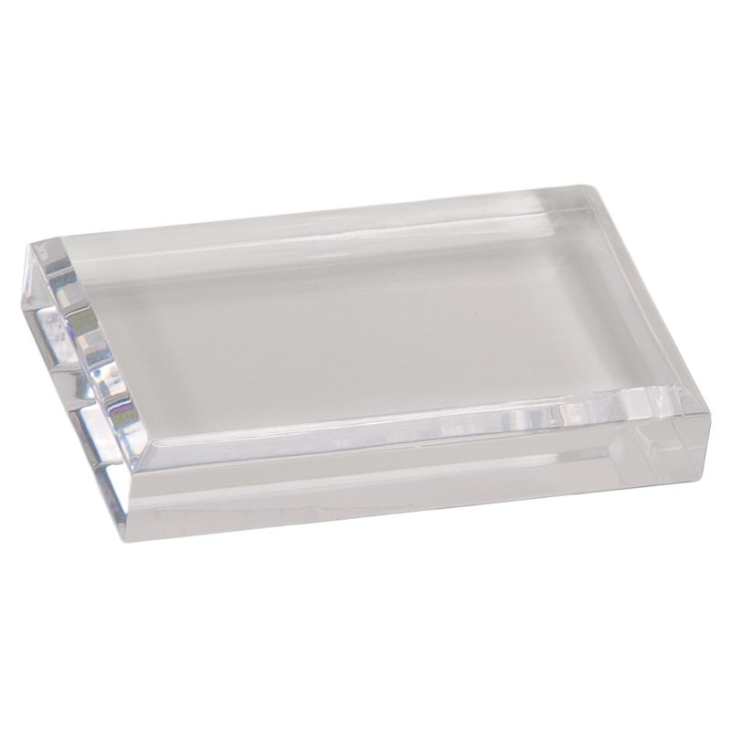 Paperweight (Clear) Acrylic 2.5" x 4"