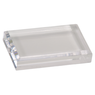 Paperweight (Clear) Acrylic 2.5 Paperweight (Clear) Acrylic 2.5" x 4"