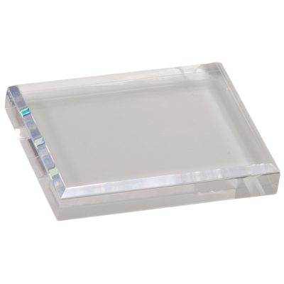 Paperweight (Clear) Acrylic 3.5 Paperweight (Clear) Acrylic 3.5" x 4.5"