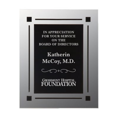 Clear Edge Acrylic Plaque (Solid Black) Clear Edge Acrylic Plaque (Solid Black)