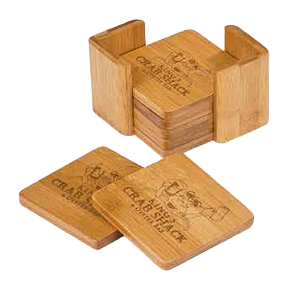 Bamboo 6-Coaster Set