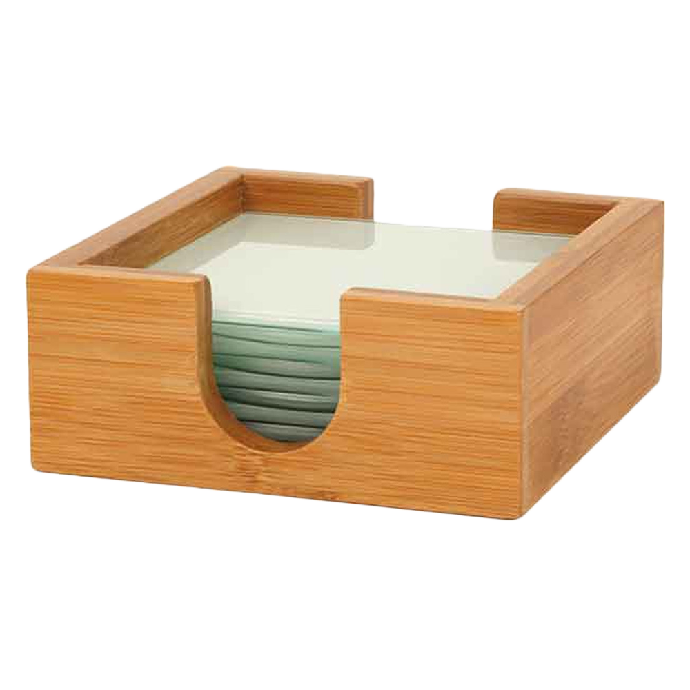 Bamboo Coaster Holder