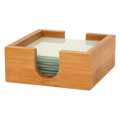 Bamboo Coaster Holder