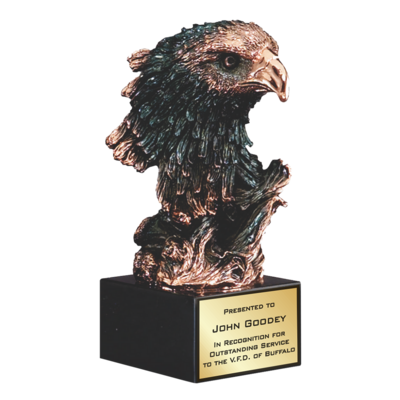 Antique Gold Eagle Head