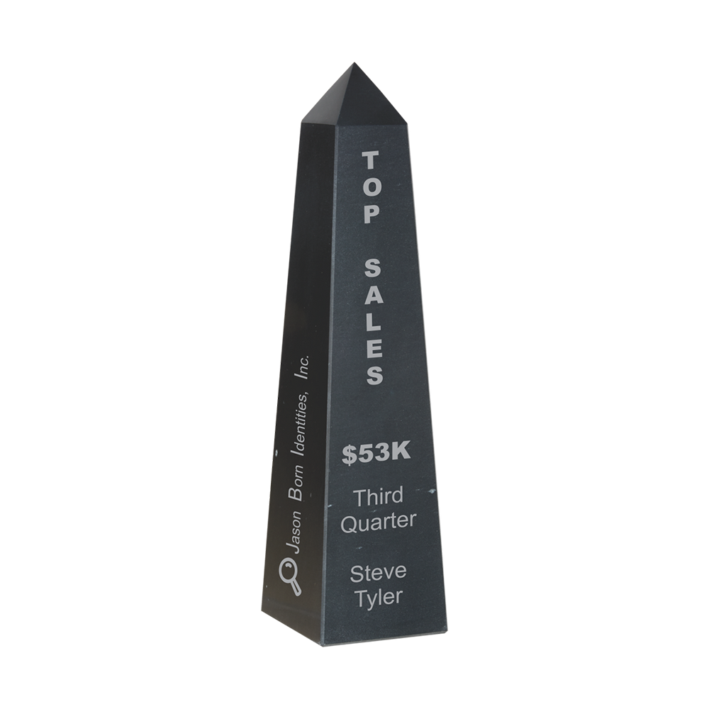 Black Marble Obelisk