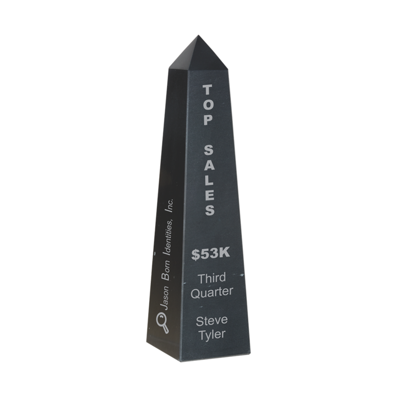 Black Marble Obelisk